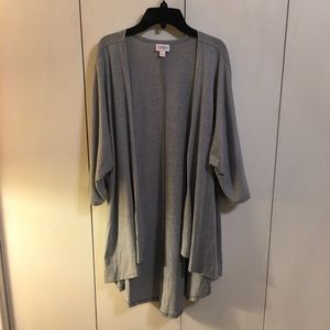 🛍 Lularoe Gray Lindsay Kimono